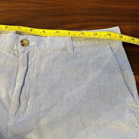 Polo By Ralph Lauren Shorts Mens Bermuda Slash‎ Pockets Light Blue Size 30 - Picture 7 of 9